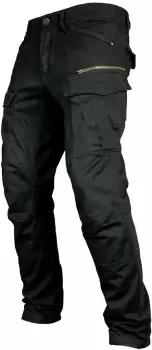 Image of John Doe Defender Mono Motorcycle Textile Pants, black, Size 32, black, Size 32