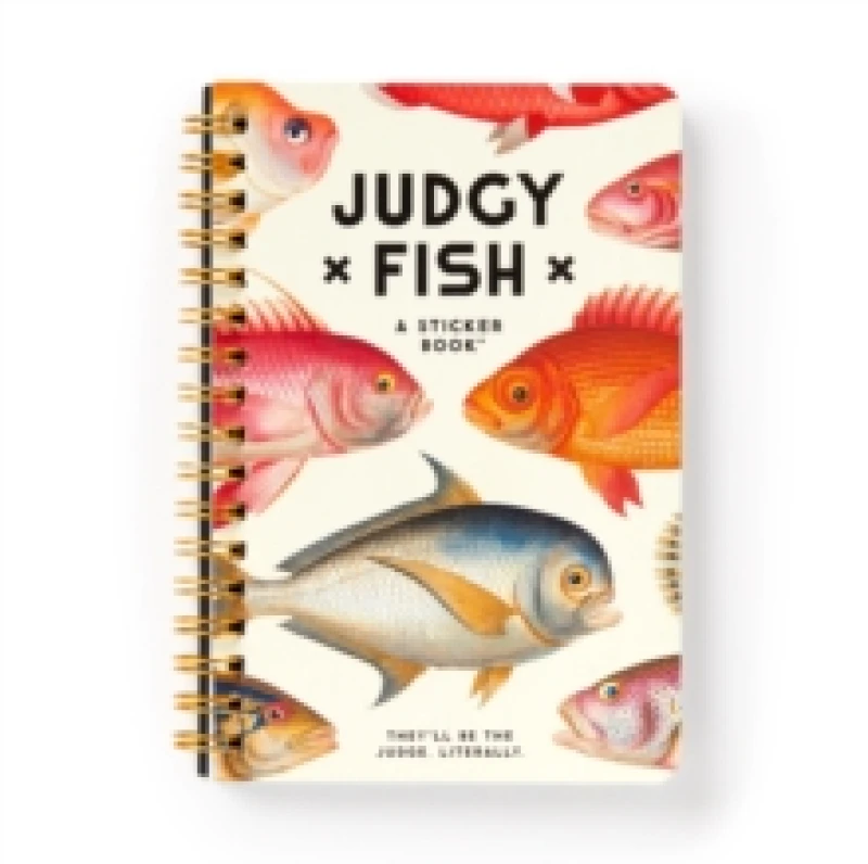 Image of Judgy Fish Sticker Book. Diary or journal. By Brass Monkey Books