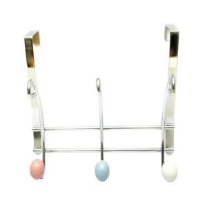 Image of BQ Silver Chrome effect Hook rail H189mm W125mm L267mm