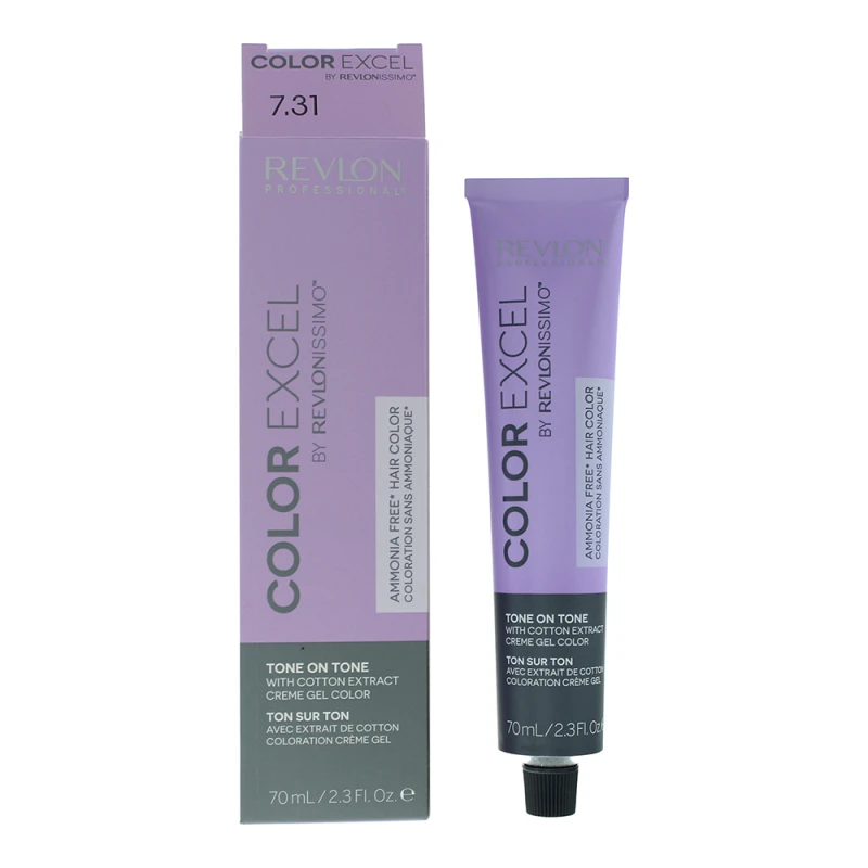 Image of Revlon Revlonissimo Colorsmetique Colour Excel 70ml - 7.31 Medium Golden Ash Blonde