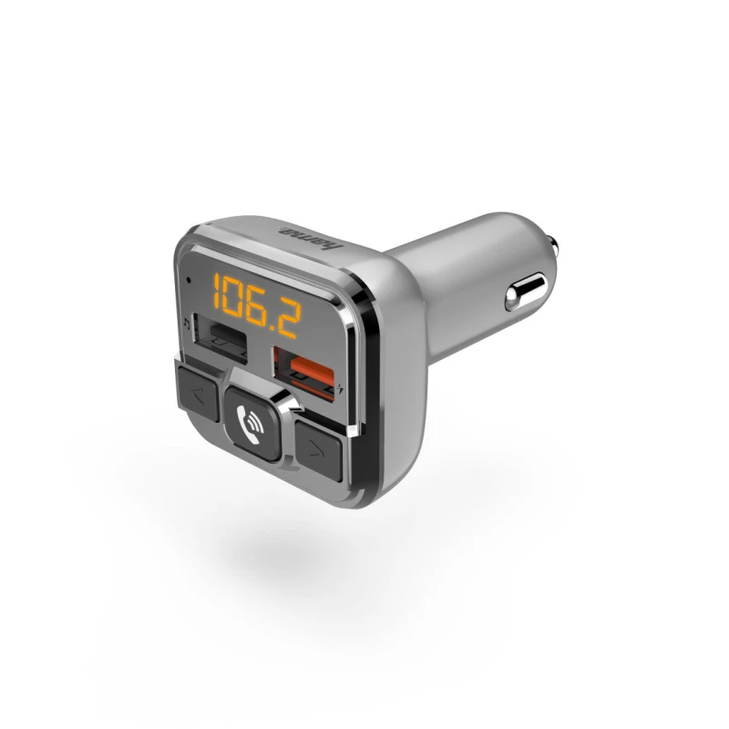 Image of Hama Hama 00014165 FM transmitter 87.6 - 107.9 MHz Cigar lighter Silver 00014165
