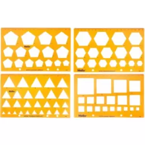 Image of H60010 Templates - Shapes - Set of Four - Helix