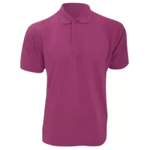 Image of Kustom Kit Mens Klassic Superwash Short Sleeve Polo Shirt (M) (Magenta)
