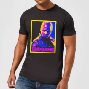Image of Avengers Endgame Nebula Poster Mens T-Shirt - Black - M
