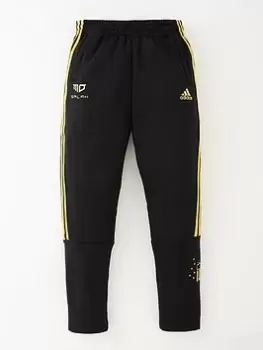 Image of adidas Junior Mo Salah Tap Pants - Black, Size 7-8 Years