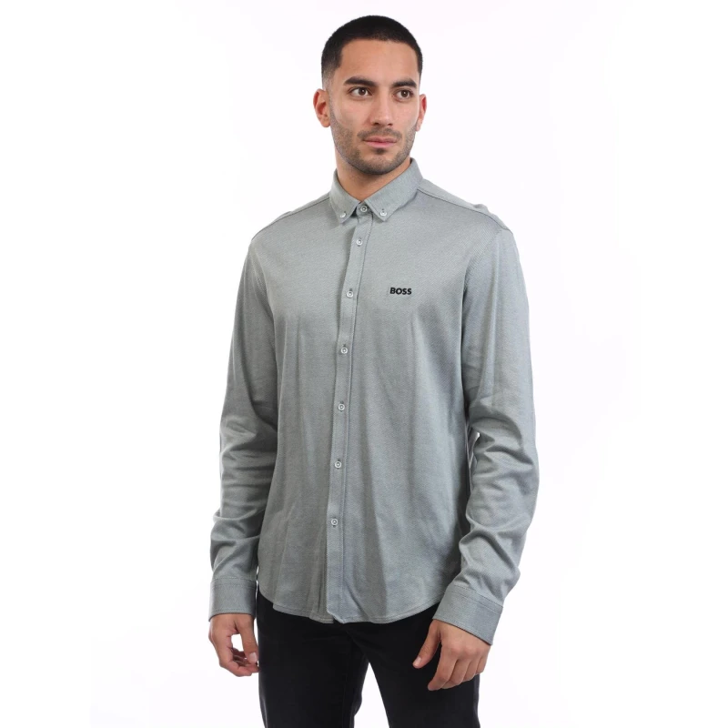 Image of Boss B Motion L Regular Fit Shirt Green male S