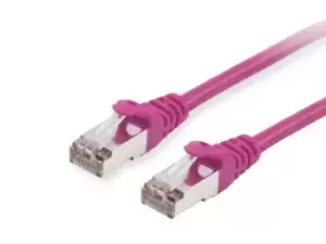 Image of Equip Cat.6 S/FTP Patch Cable, 1.0m, Purple