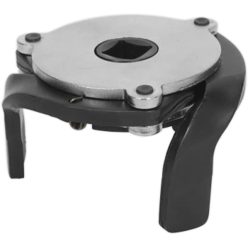 Image of Sealey Oil Filter Claw Wrench 3/8"Sq Drive 60mm - 93mm