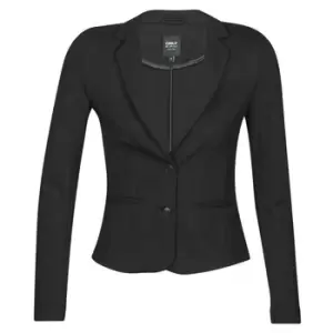 Image of Only ONLPOPTRASH BLAZER womens Jacket in Black - Sizes S,M,L,XL,XS