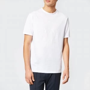 Image of Armani Exchange Tonal Logo T-Shirt White Size M Men