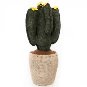 Image of Dark Green Cactus Doorstop 34cm