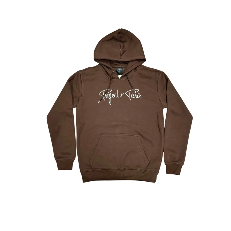 Image of Project X Paris Hooded sweatshirt Project X Paris Essentials Marron Male S