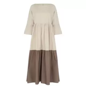 Image of French Connection Arallana Organic Rhodes Midi Dress - Brown