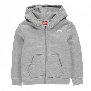 Image of Slazenger Zipped Hoody Junior - Grey Marl
