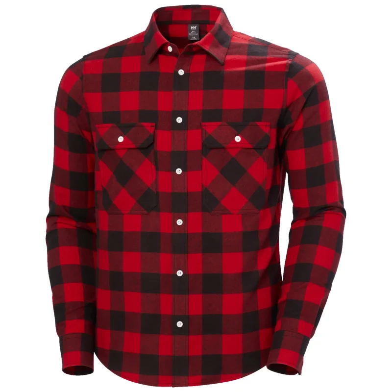 Image of Helly Hansen Long sleeve flannel shirt Helly Hansen Lokka Rouge Male 2XL