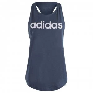 Image of adidas Womens Essentials Linear Loose Tank Top - Tech Ink