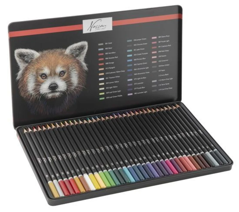 Image of Totum Coloured Pencils. 36 Pieces in Tin Box Size: 1 Pack Multicolor Unisex 1 Pack