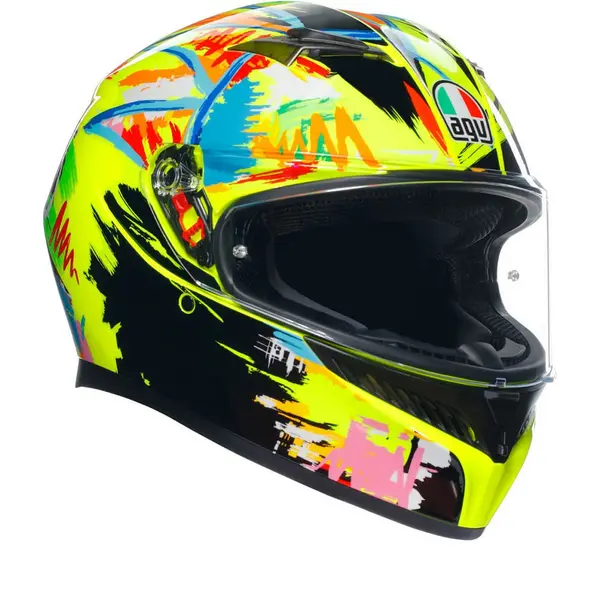 Image of AGV K3 E2206 MPLK Rossi Winter Test 2019 003 Full Face Helmet Size M