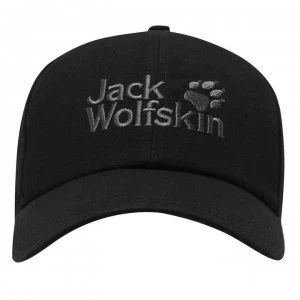 Image of Jack Wolfskin Logo Baseball Cap - Black