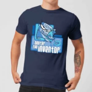 Image of Dexters Lab The Inventor Mens T-Shirt - Navy - M