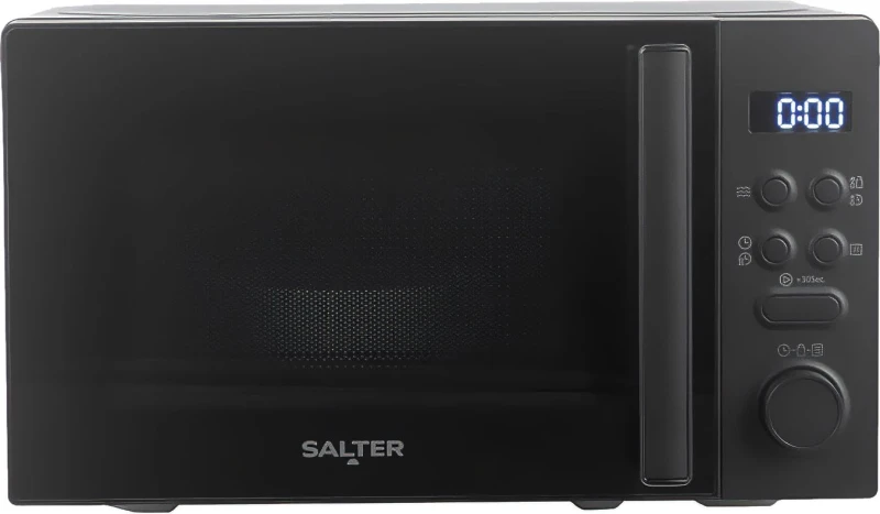 Image of Salter Kuro EK6444MBLK 20 Litre 26cm High, Freestanding Small Standard Microwave Oven - Black