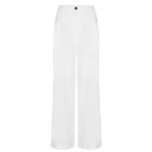 Image of SoulCal Linen Blend Trousers Womens - White