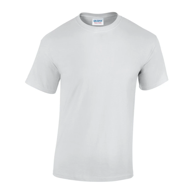 Image of Gildan Mens Heavy Cotton T-Shirt in White Size: Small White Male S