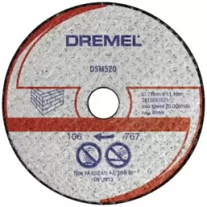 Image of Dremel DSM520 Masonry Cutting Wheel for DSM20 77mm Pack of 1