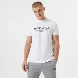 Image of Jack Wills Carnaby Logo T-Shirt - White