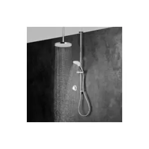 Image of Mira Mode Dual Thermostatic Digital Mixer Shower Chrome Ceiling Fed 1.1980.007 - Silver