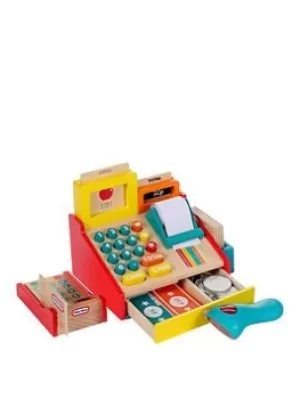 Image of Little Tikes Wooden Cash Registeer