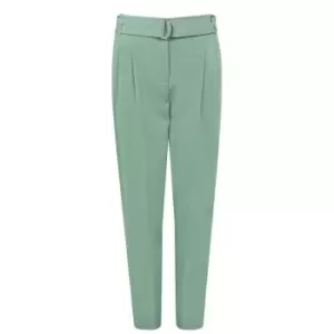 Image of Boss Tapia Pleated Trousers - Green