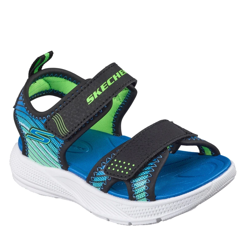 Image of Skechers Micr Splash In63 Black/Lime male C8 (25)
