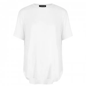 Image of Firetrap Split T Shirt Womens - White