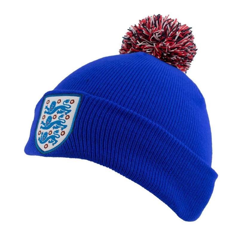 Image of England FA Mens Ski Hat in Blue Blue Male One Size