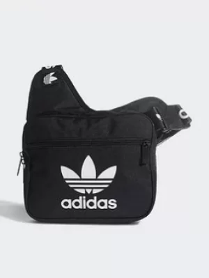 Image of adidas Originals Adicolor Sling Bag, Pink/Red/White, Men