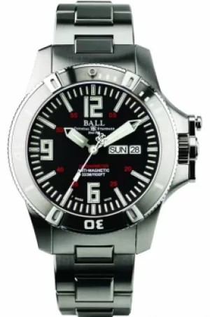 Image of Mens Ball Engineer Hydrocarbon Spacemaster Glow Chronometer Automatic Watch DM2036A-SCA-BK