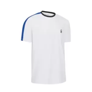 Image of Original Penguin Golf Penguin Taped Tee Mens - White