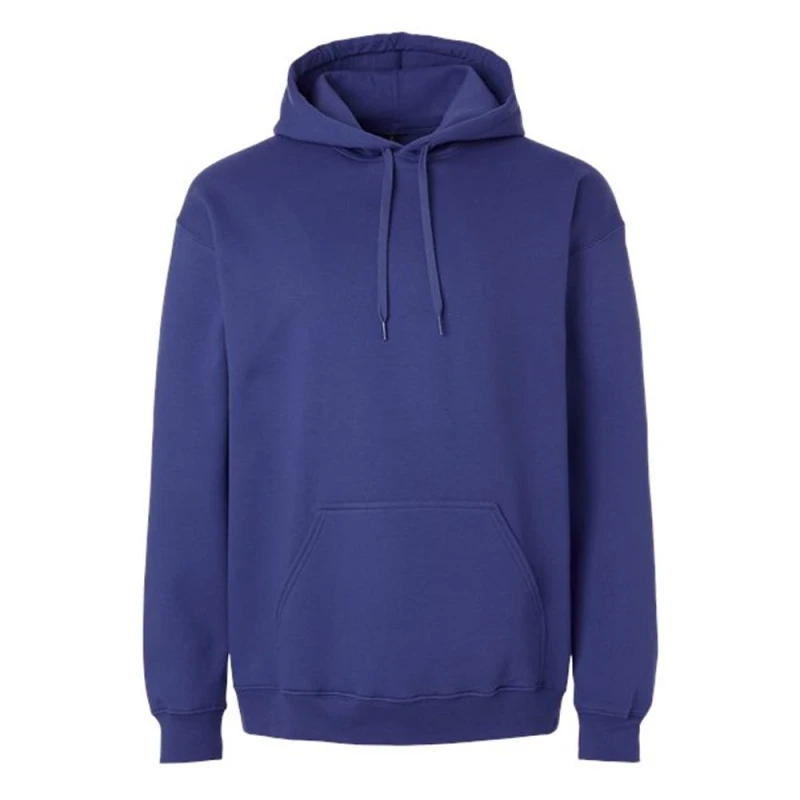Image of Gildan Mens Softstyle Fleece Midweight Hoodie in Cobalt Size: Large Cobalt Male L