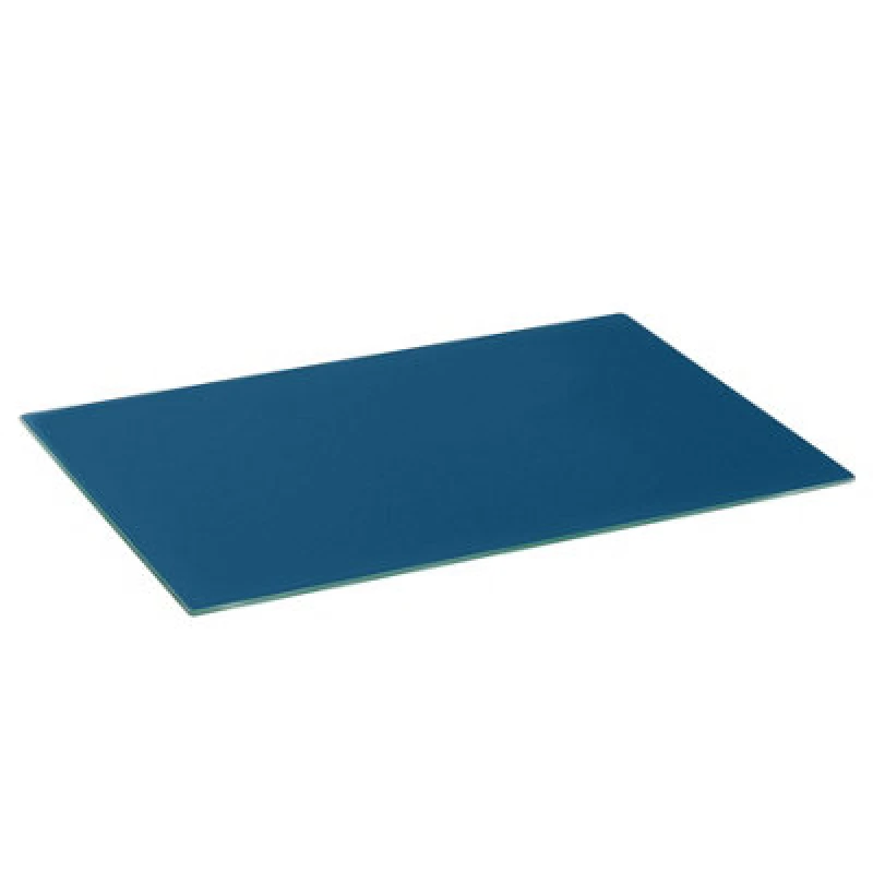Image of Harbour Housewares Glass Chopping Board - 50 X 40Cm Hague Blue Kitchen Dining Place Mats Cutting Mat Worktop Saver Cooking & Food