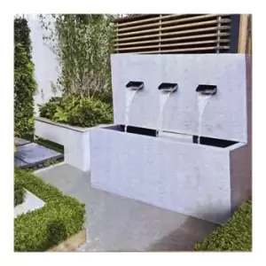 Image of Tranquility Water Features - Triple Zinc Blade Mains Powered Water Feature