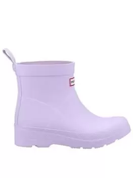 Image of Hunter Kids Play Wellington Boot, Pink, Size 12 Younger
