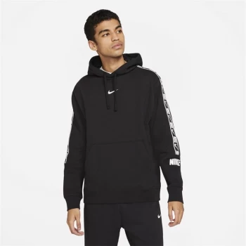 Image of Nike Sportswear Repeat Fleece Pullover Hoodie Mens - Black