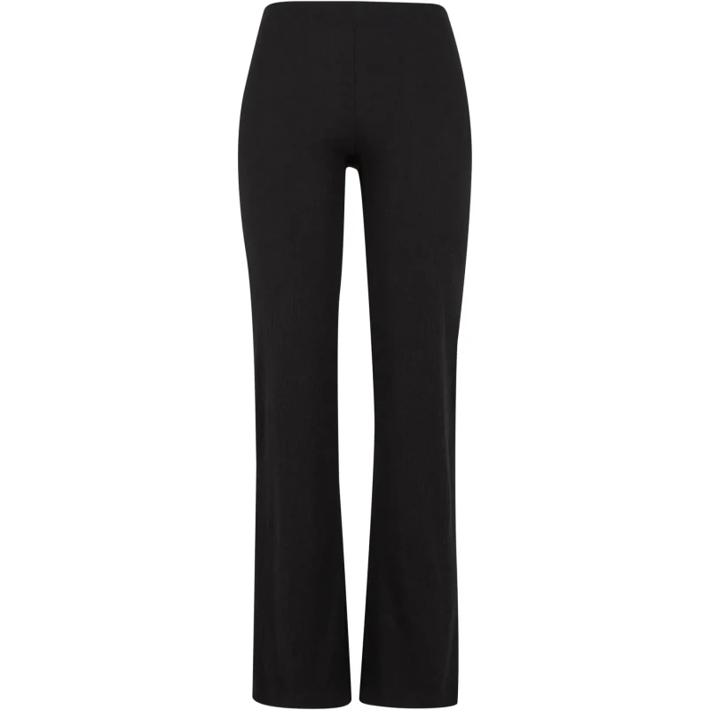 Image of Urban Classics Womens Trousers Urban Classics Rib Noir Female XS