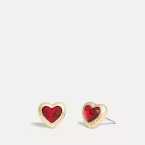Image of Coach Heart Stud Earrings