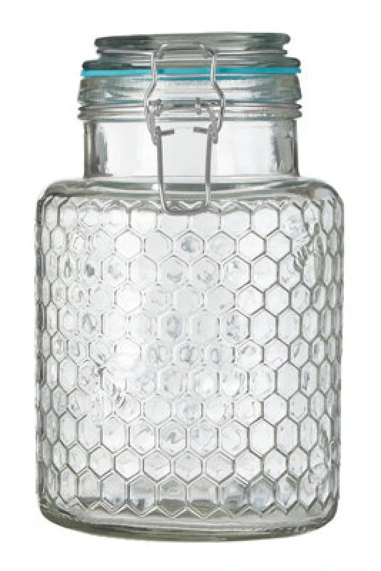 Image of Premier Housewares Apiary Seal Small Glass Jar Gold