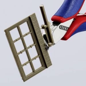 Image of Knipex 64 52 115 Electrical & precision engineering Angle cutter flush-cutting 115 mm