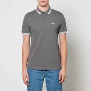 Image of BOSS Green Mens Paddy Polo Shirt - Medium Grey - L