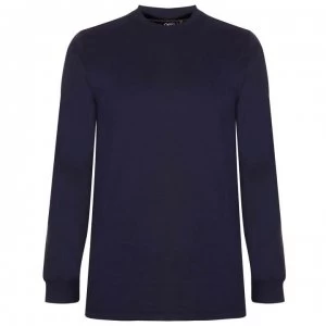 Image of Gelert Sueded Crew Sweater Mens - Navy