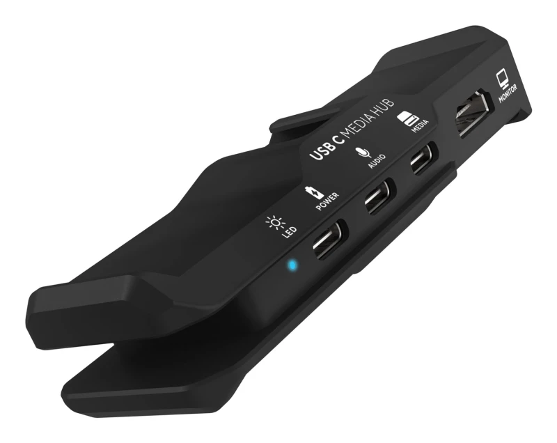 Image of Kondor Blue KB-USBC-AHUB-BK interface hub USB Type-C 10000 Mbps Blac